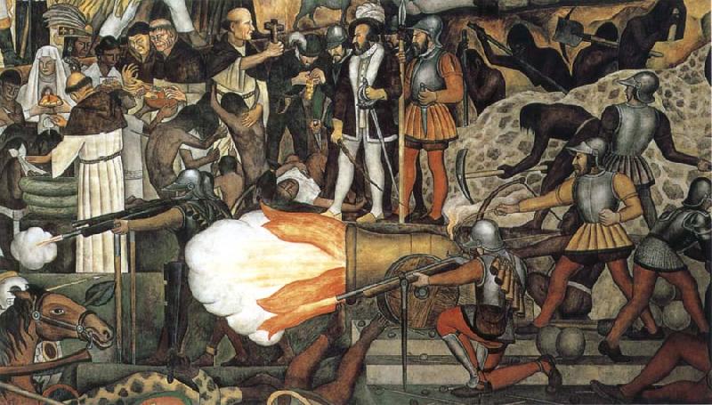 Diego Rivera From Great Conquest to 1930 oil painting image